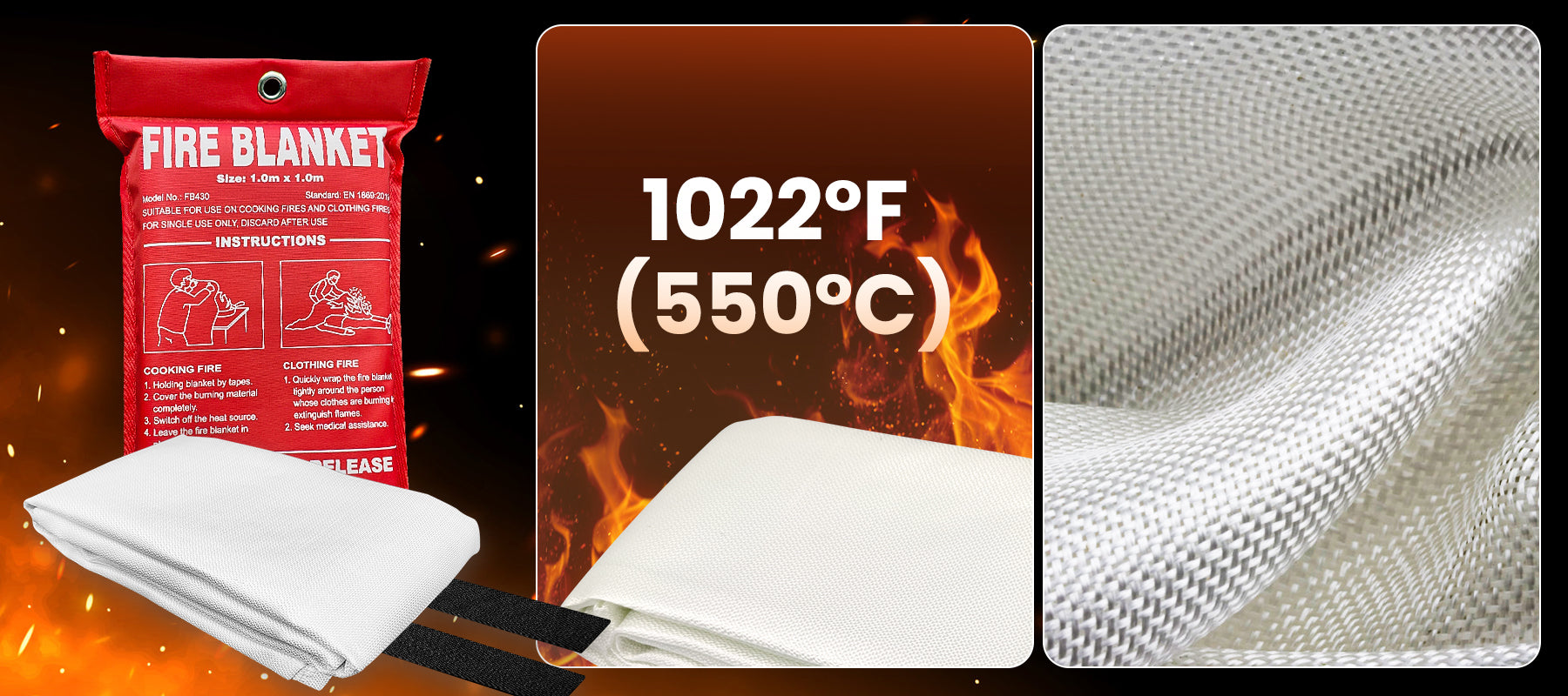 Putogesafe GS409 Emergency Survival Fire Blanket
